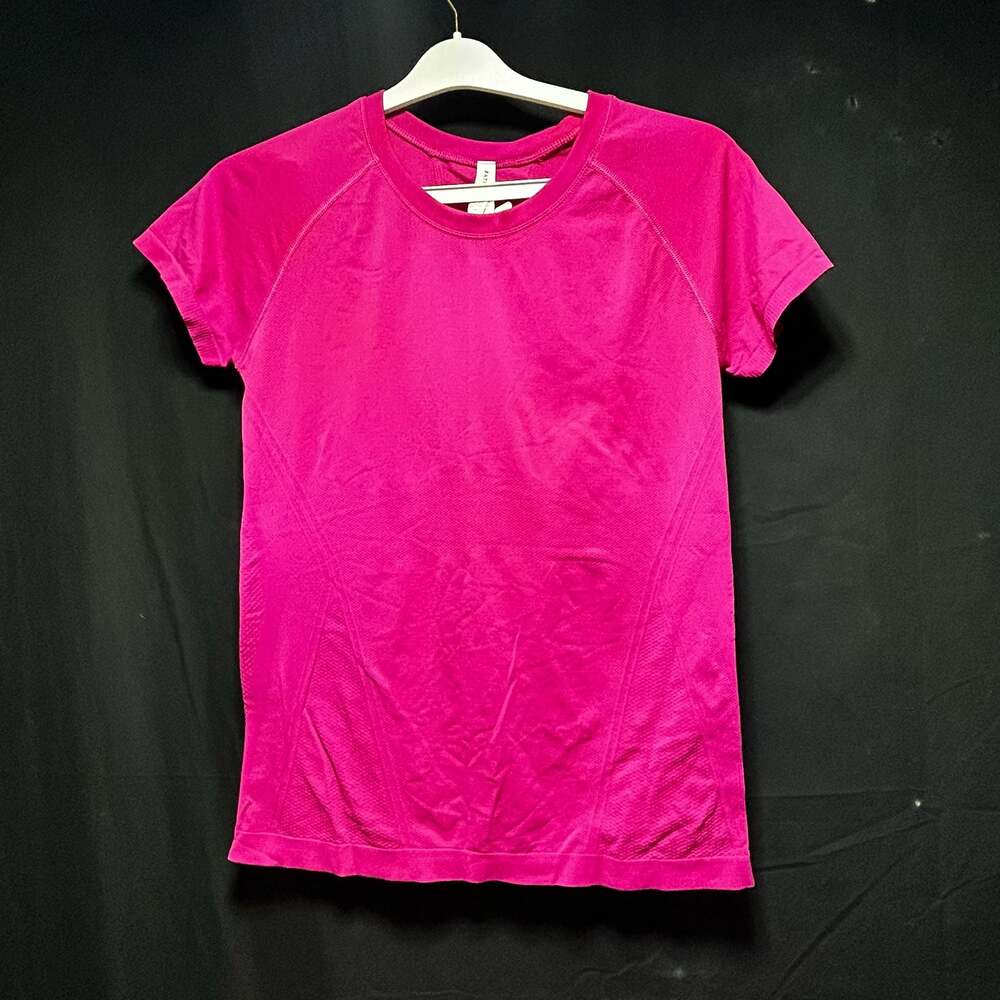 Athleta Seamless Short Sleeve Athletic Top Pink Size M
